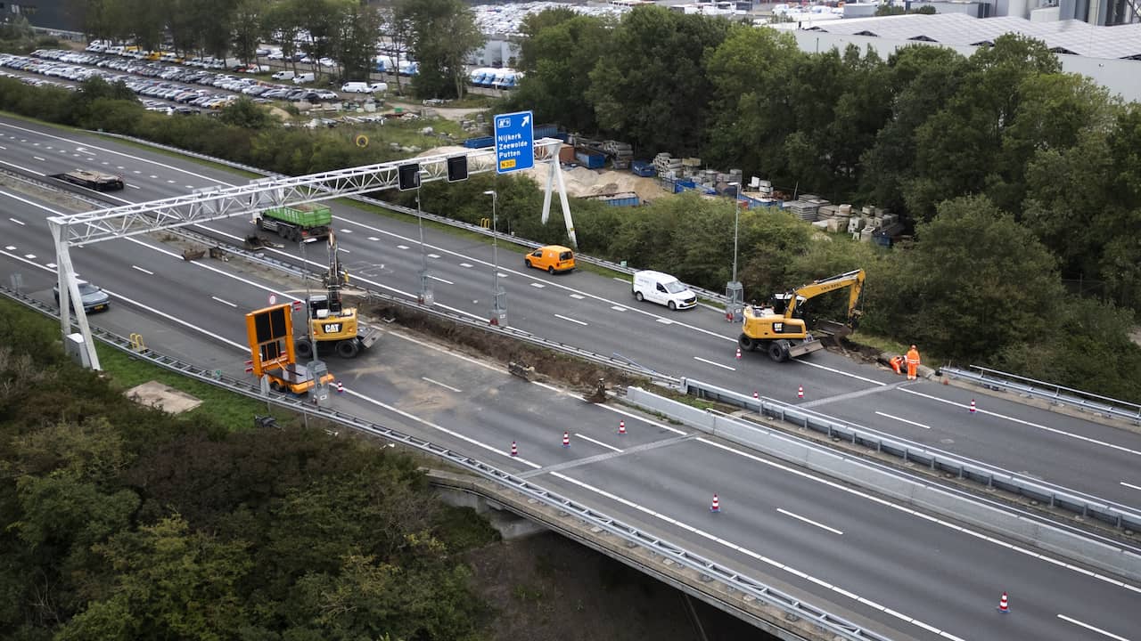 Hardenbergerbrug A28 sneller open na spoedreparatie