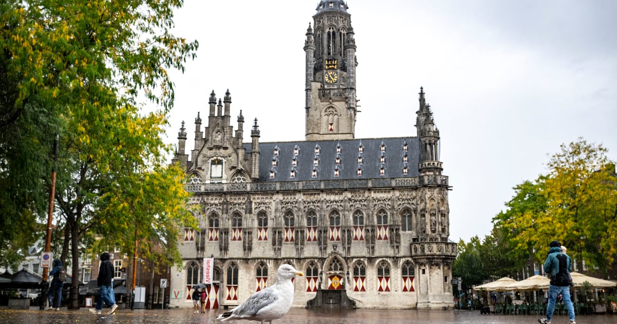 Stadhuis Middelburg onder de steigers vanaf 21 september