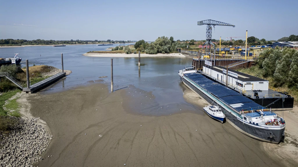 Droogte drukt goederenvervoer binnenvaart