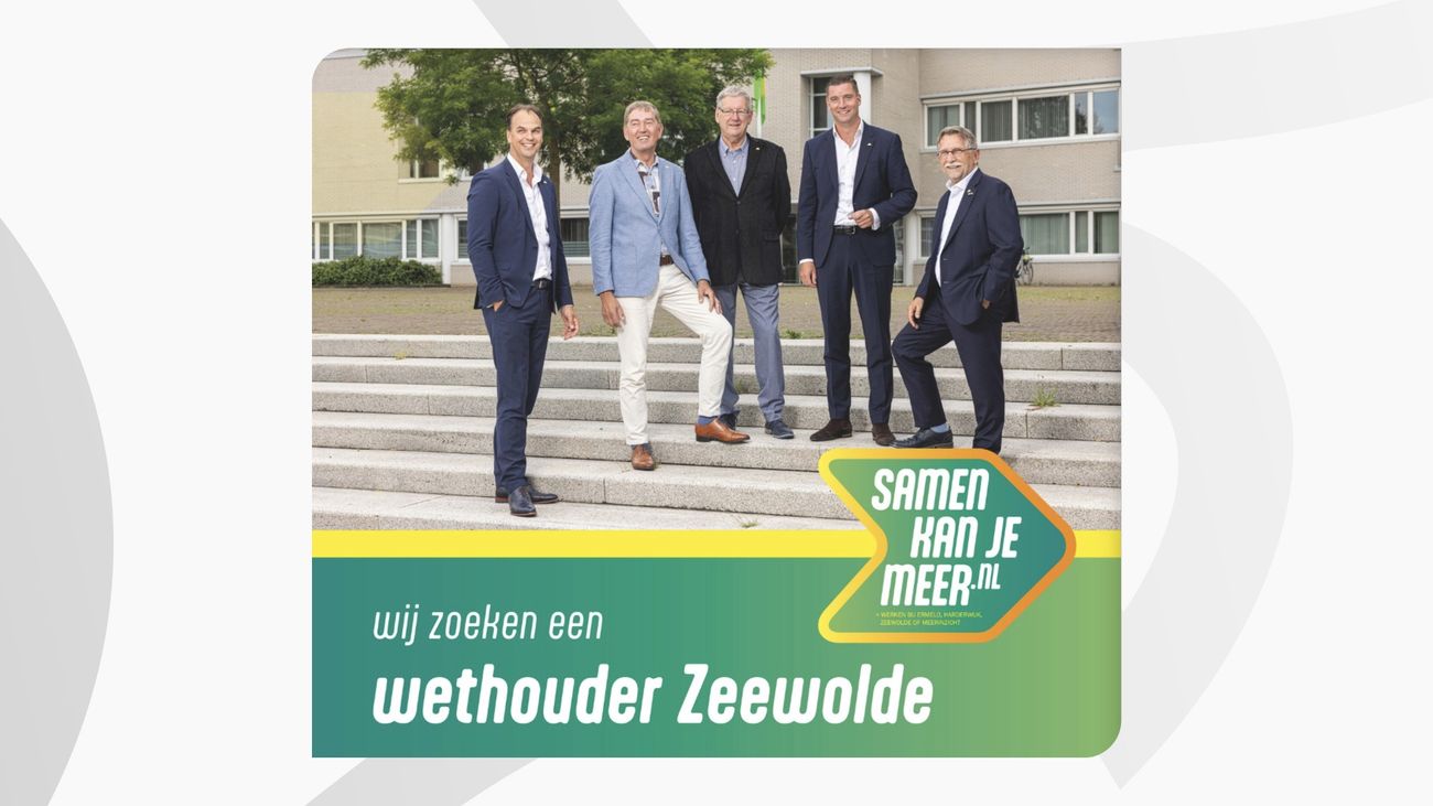 Zeewolde overspoeld met 71 sollicitanten voor vierde wethouderszetel