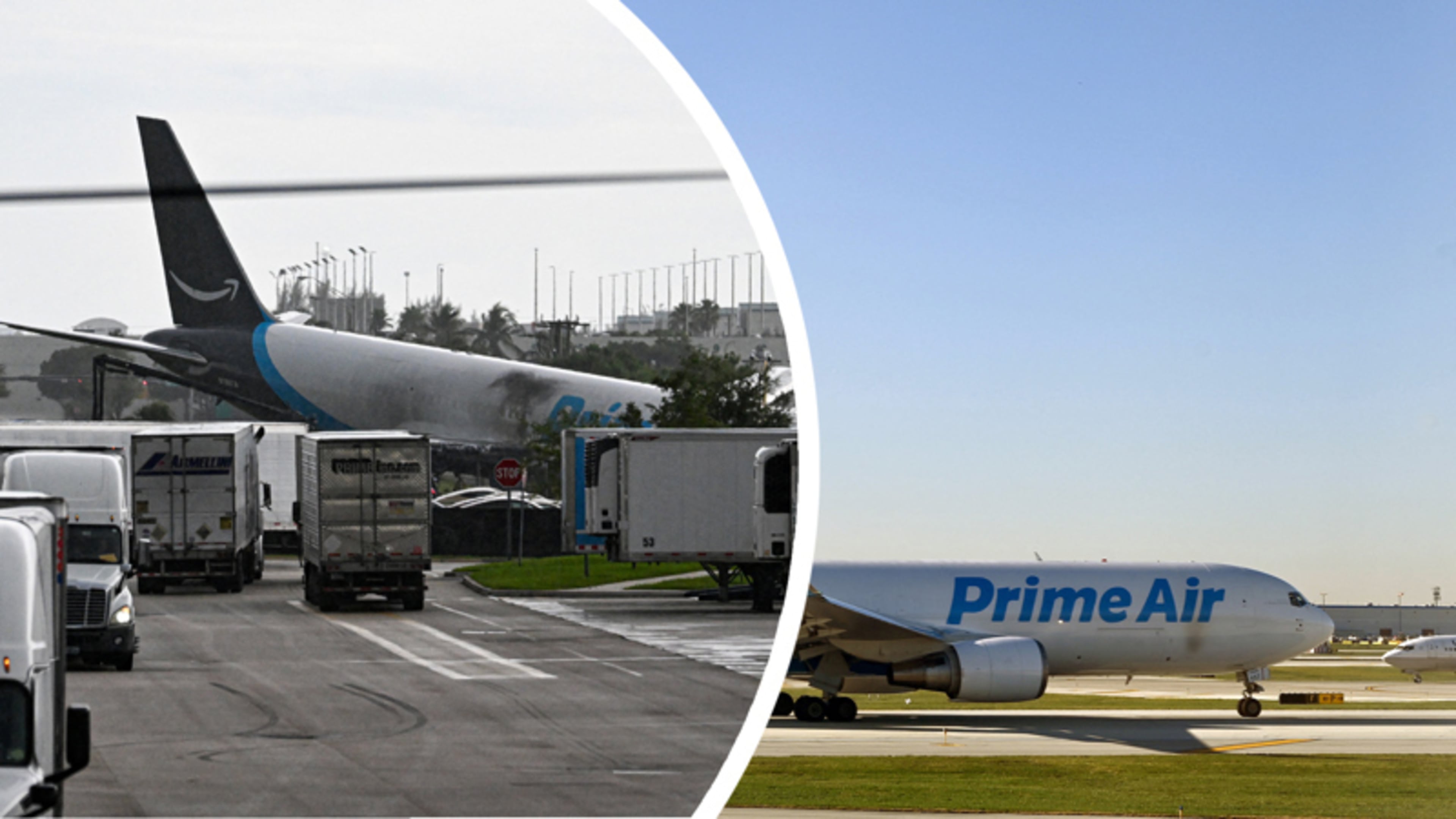 Vrachtvliegtuig Amazon Prime Air stort neer met minstens vijf doden