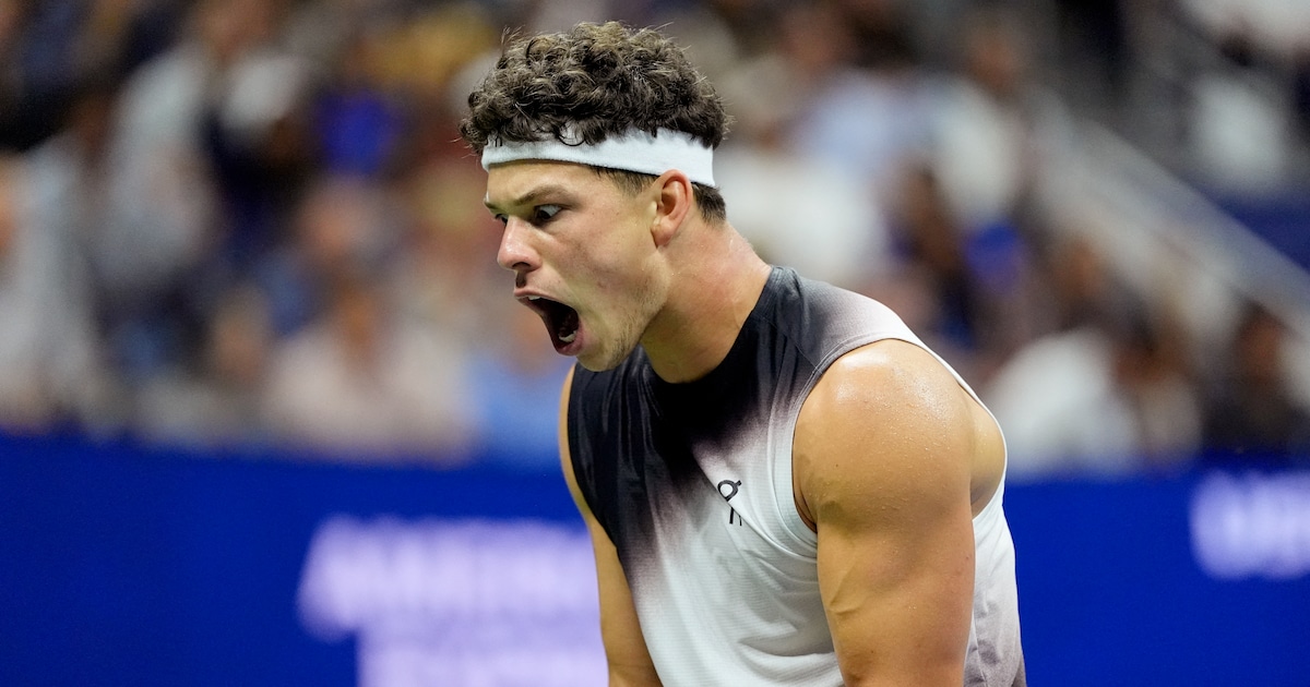 Jonge Amerikaan Shelton stunt tegen tweevoudig winnaar Alcaraz op US Open