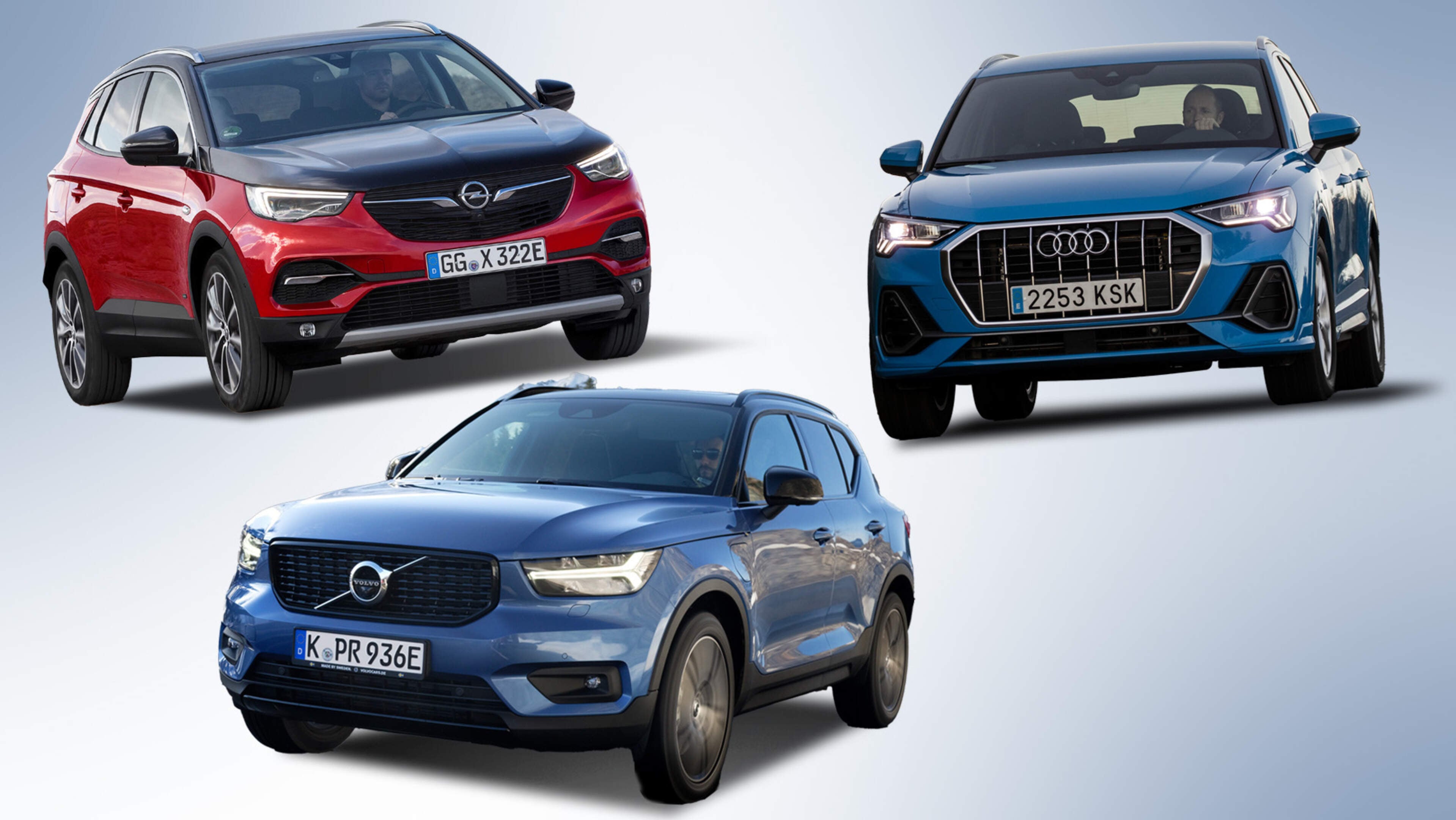 Tweedehands SUV's: Audi Q3, Opel Grandland en Volvo XC40 onder de loep
