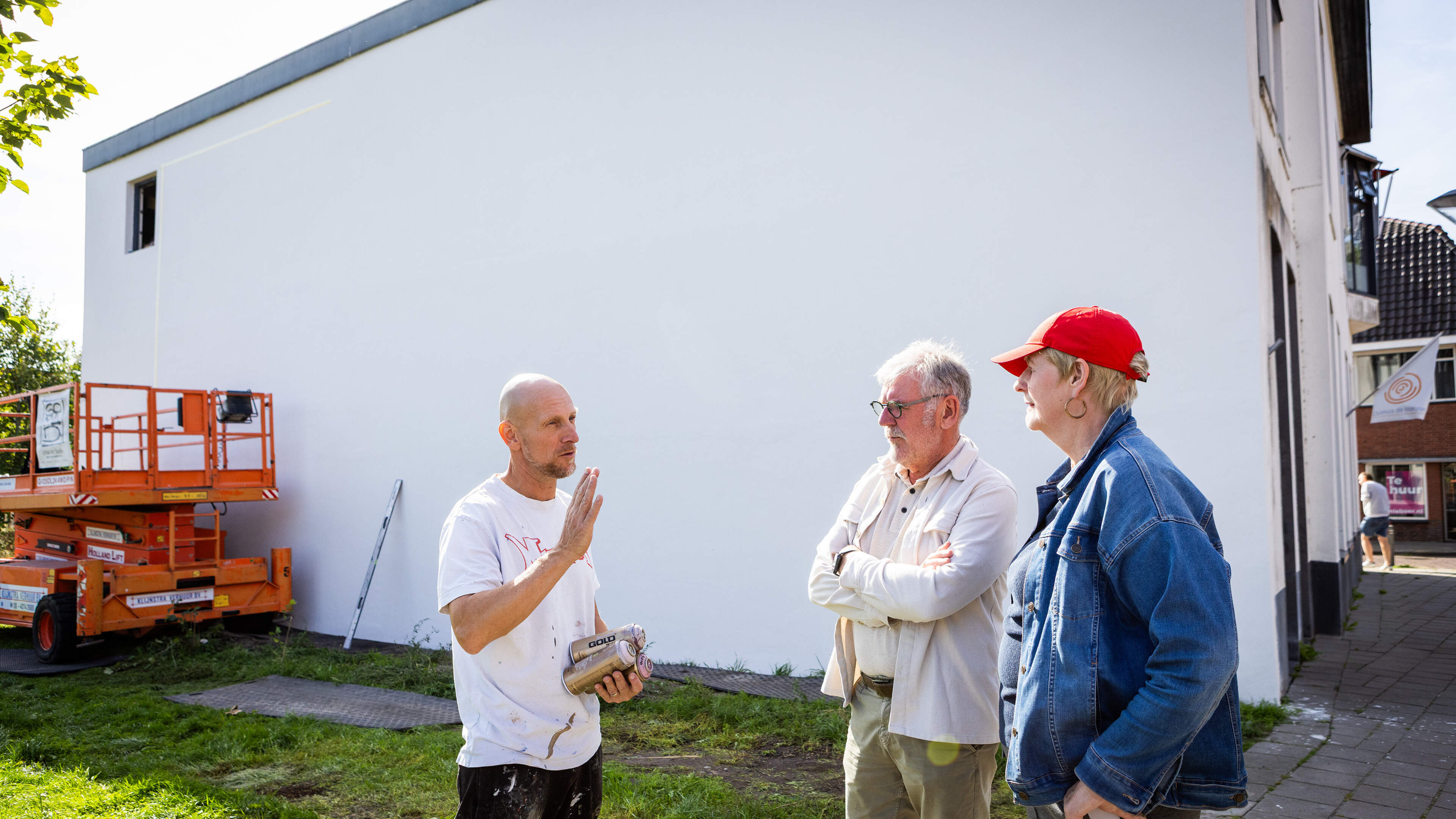Winschoten krijgt culturele impuls met grootschalige mural