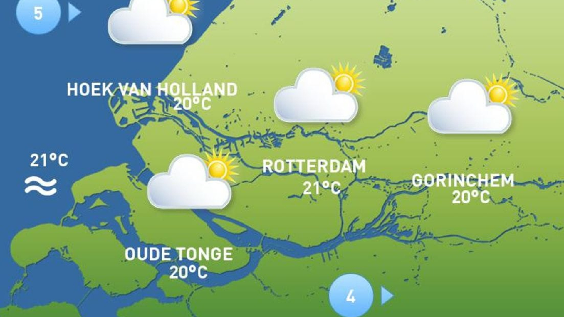 Zonnig weekend met aangename temperaturen