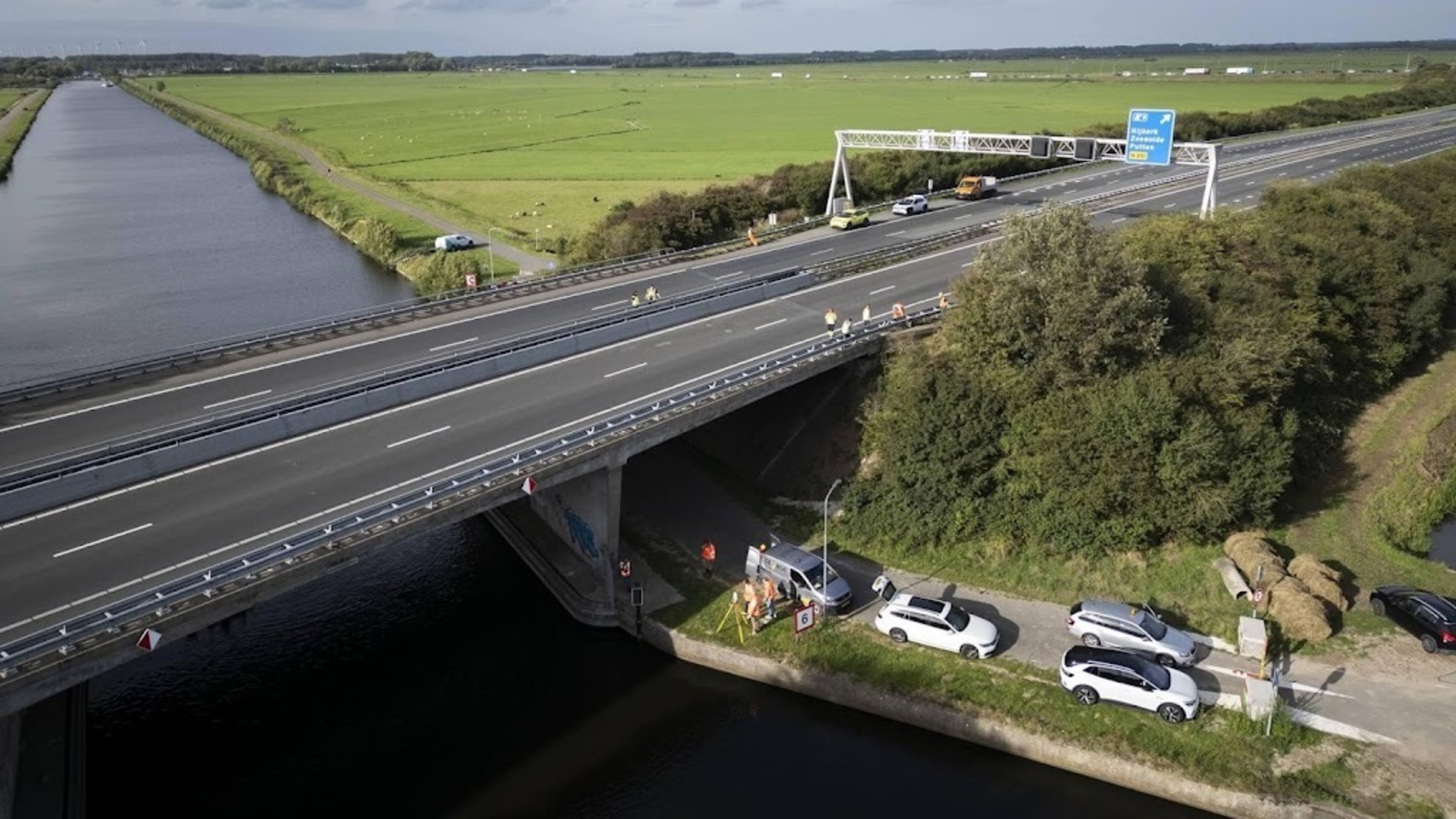 Hardenbergerbrug bij Nijkerk blijft dicht, A28 afgesloten voor onbepaalde tijd