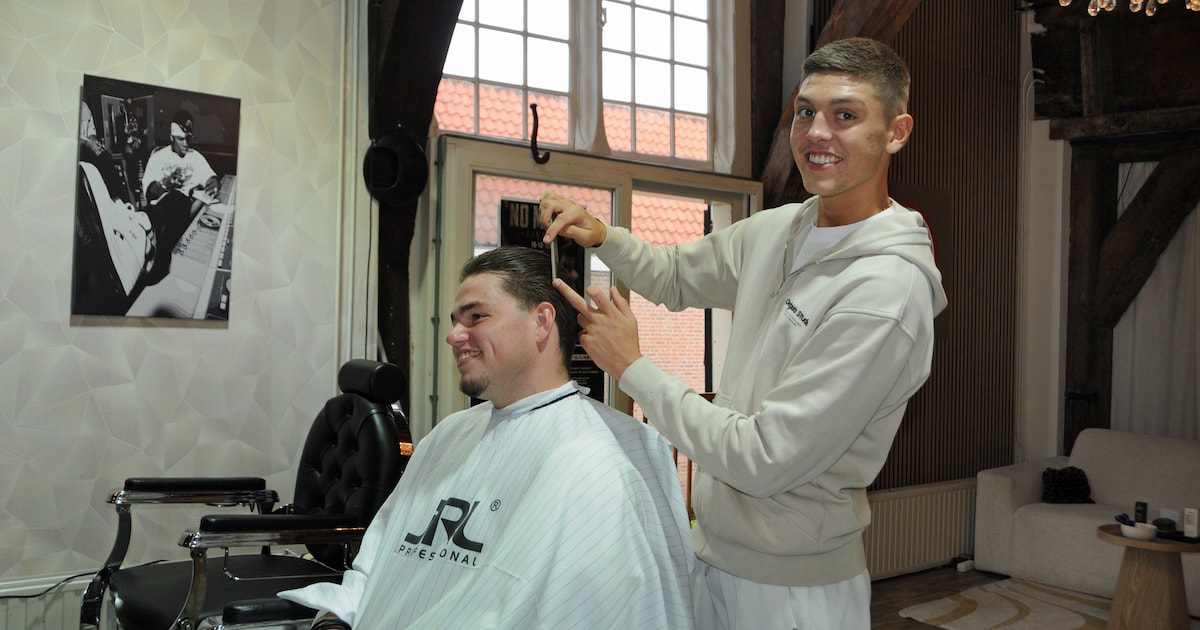 17-jarige Xavi opent barbershop Finds in Zierikzee ondanks leerplichtbezwaren