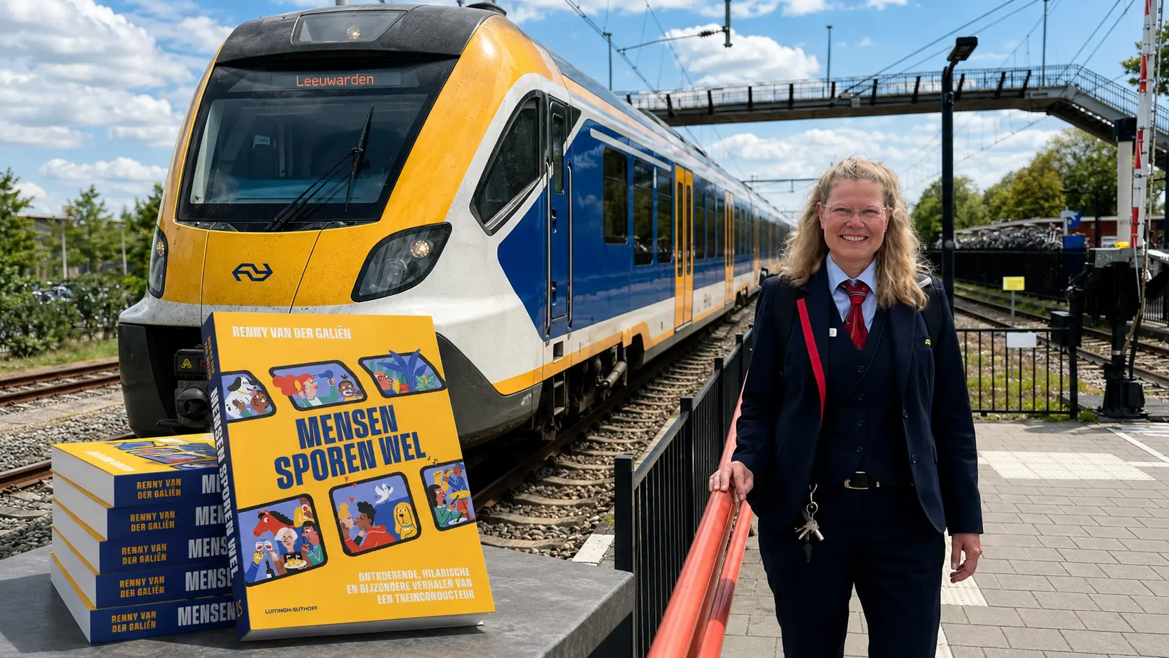 Hoofdconducteur bundelt bijzondere treinontmoetingen in nieuw boek