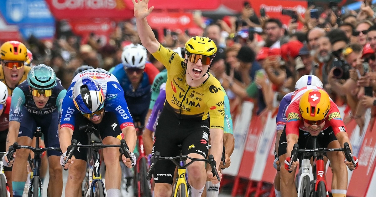 Matthew Brennan pakt vijfde Vuelta-etappe in Sevilla, verslaat Jordi Meeus