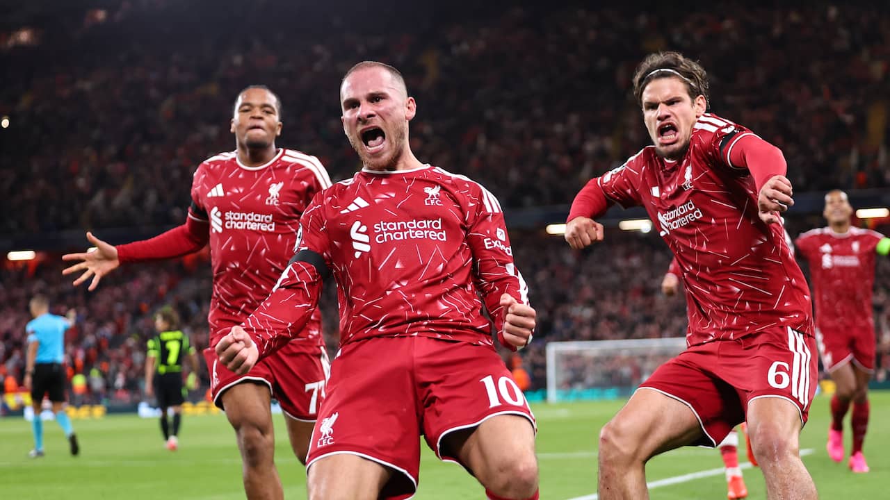 Liverpool wint van Atlético, PSG en Arsenal boeken zeges in Champions League