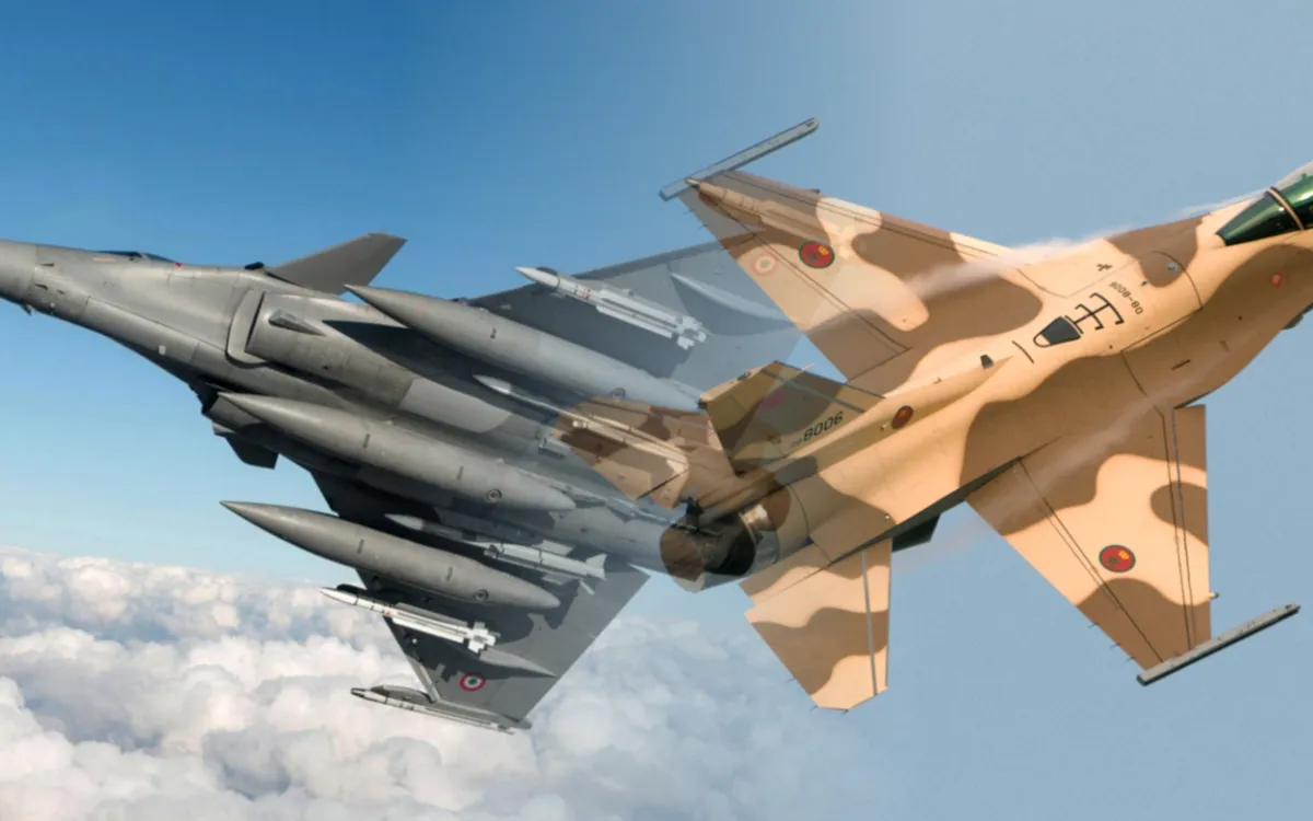Marokkaanse F-16's onderscheppen Rafale tijdens eerste echte gevechtsscenario's