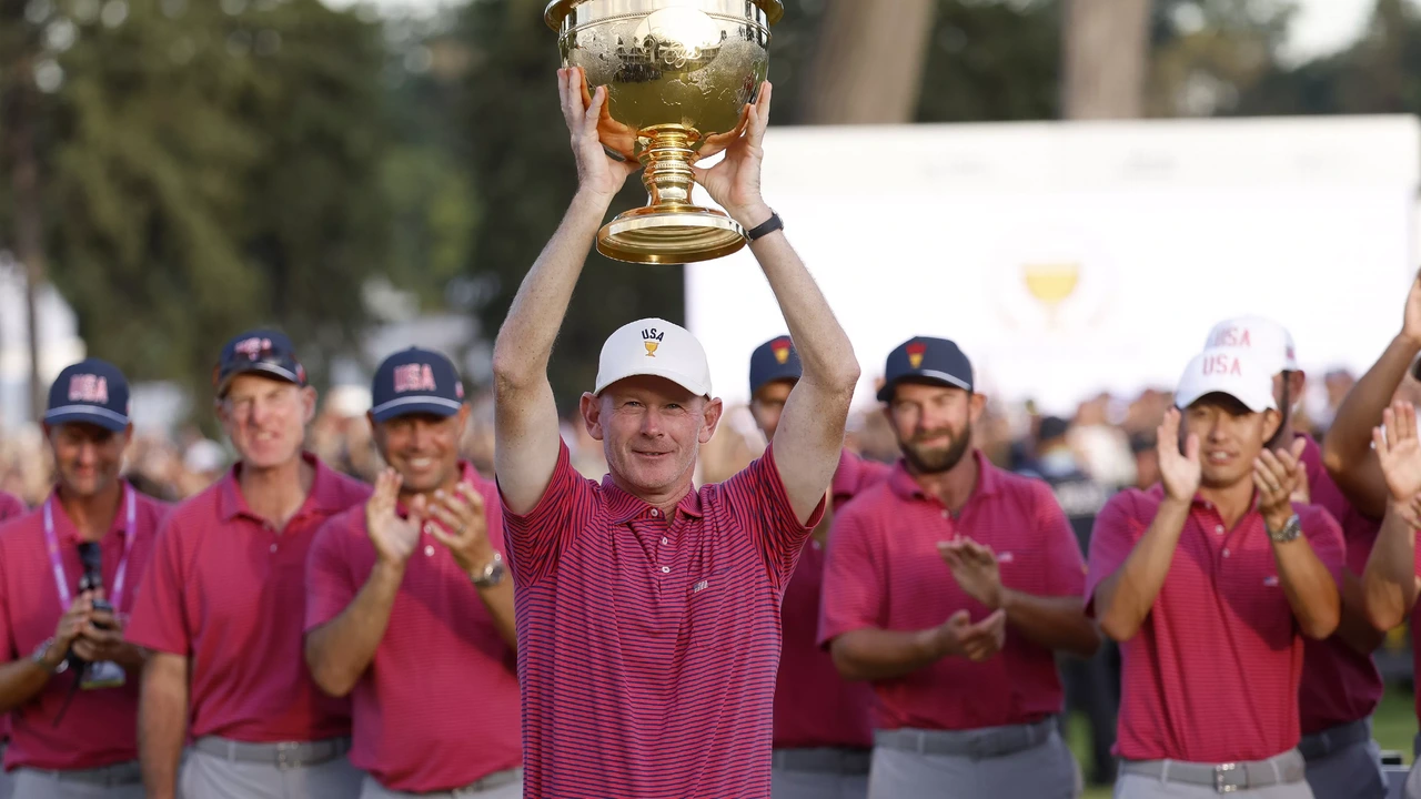 Amerikaanse golfers winnen Presidents Cup na comeback op laatste dag