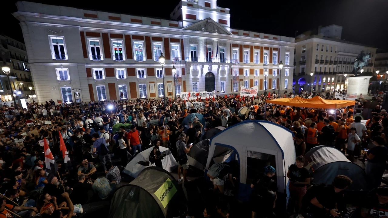 Duizenden demonstranten bij protest tegen woningcrisis in Spanje