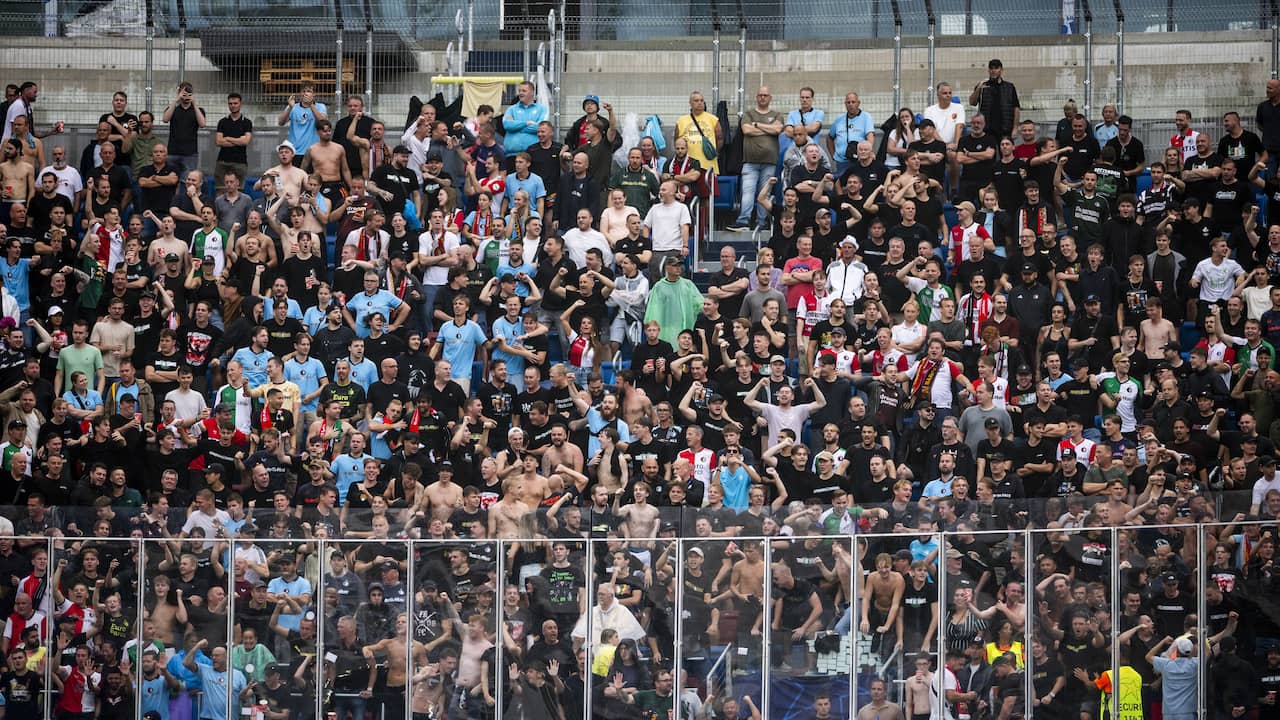 Feyenoord krijgt boetes voor racisme en bekergooien in duel met FC Barcelona