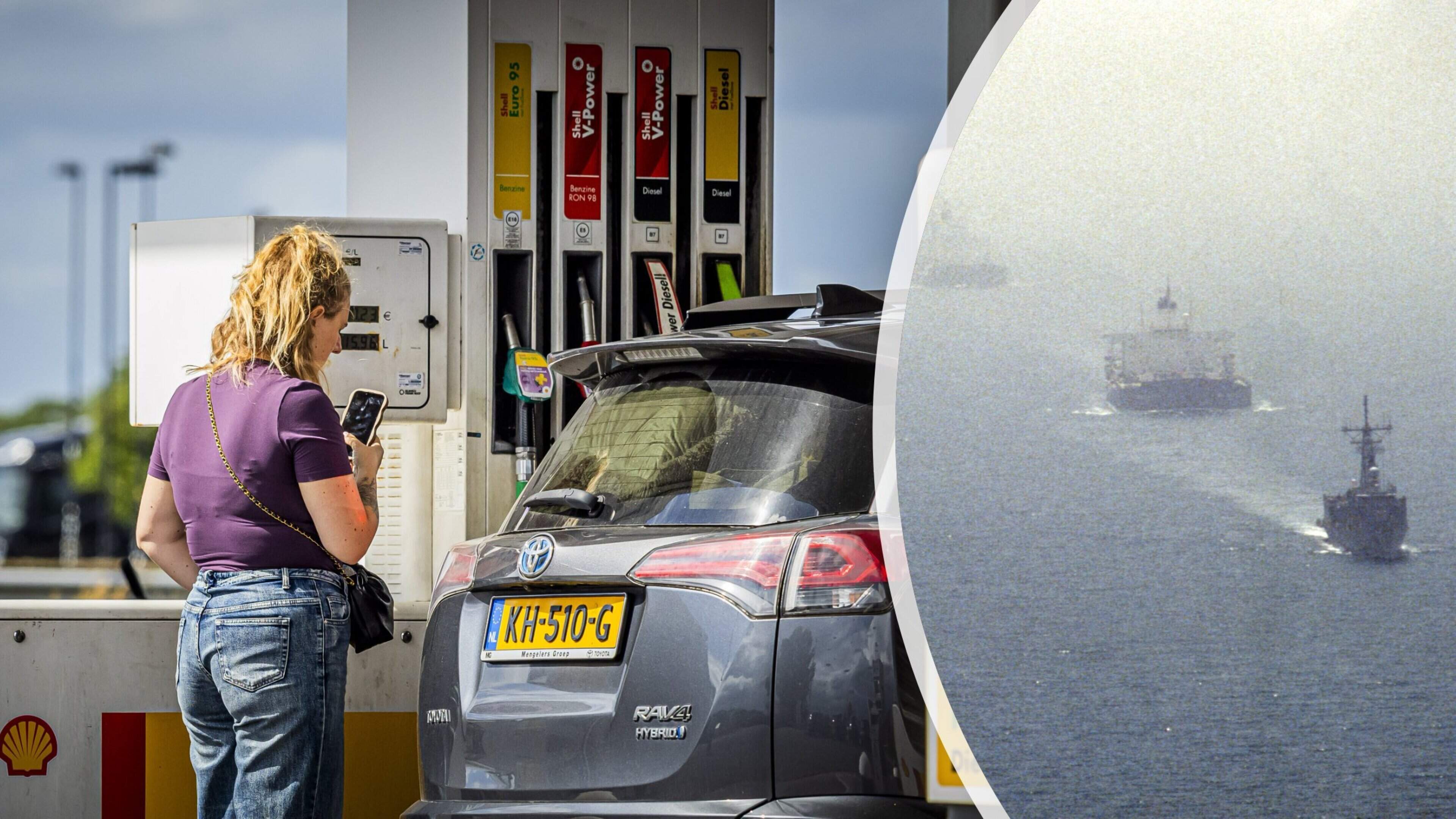 Benzineprijs bereikt recordhoogte na beschietingen Golfregio