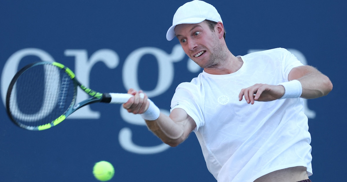 Van de Zandschulp strijdt op US Open tegen Zverev, eerste set verloren