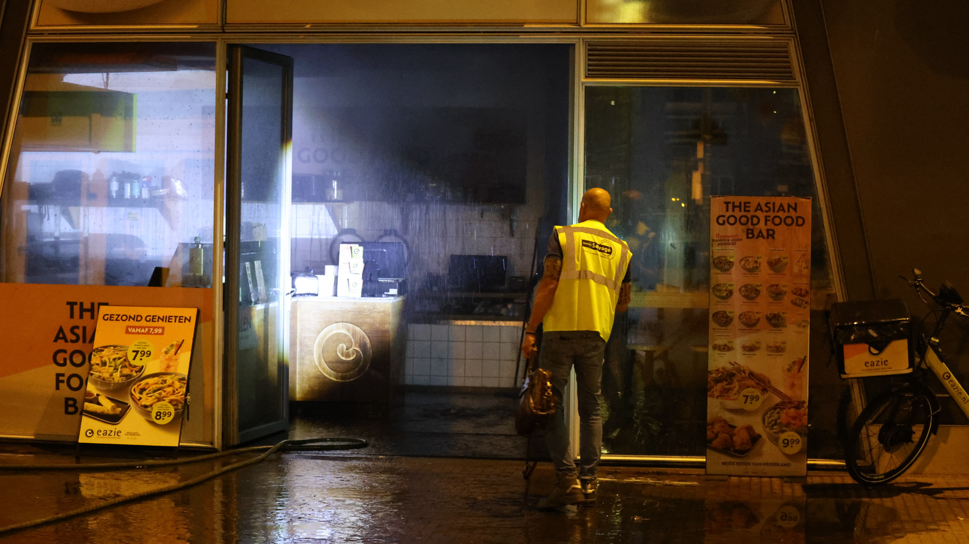 Flinke schade aan afhaalrestaurant na nachtelijke brand in Nootdorp