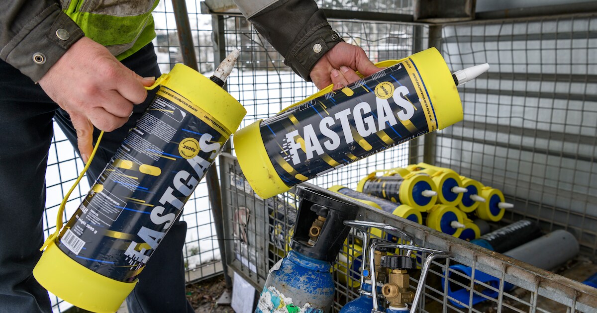 Lachgas-achtervolging Vlaardingen: man (30) gearresteerd met zeventien tanks