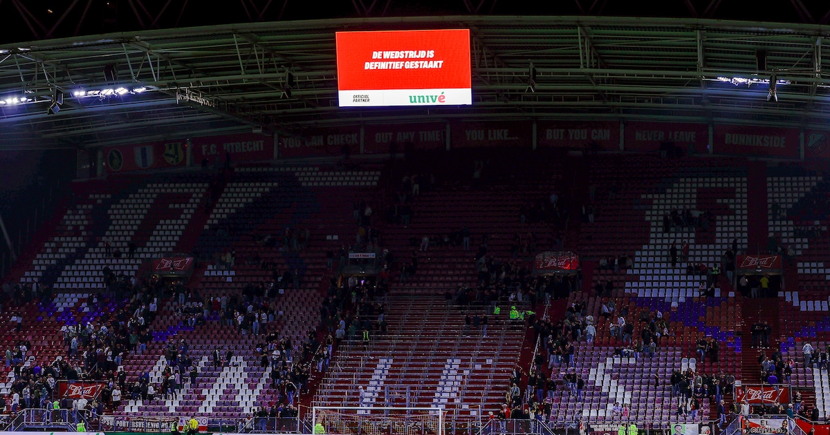 FC Utrecht deelt eerste stadionverboden uit na gestaakt duel