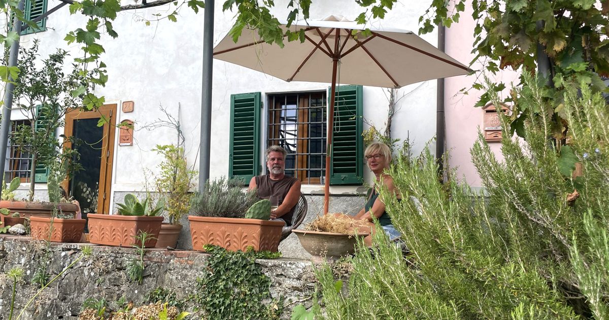 Italianen verbaasd toen Carin en Pieter in hun erg kleine buurtschap kwamen wonen
